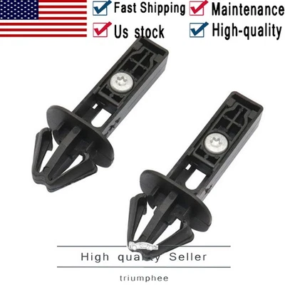 2X para 2008-15 Mercedes Benz C300 MB1032105 2188800430 conjunto de retentor de para-choque dianteiro - Imagem 1 de 4