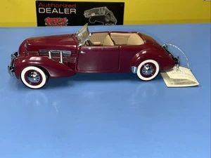 1937 Franklin Mint Cord 812 Phaeton Coupe Precision die-cast car model w/tag - Picture 1 of 9