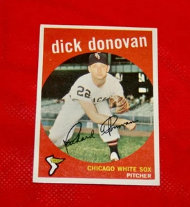 1959 Topps Karte #5 - White Sox Dick Donovan - Bild 1 von 2