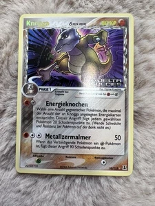 Pokemon Karte Knogga 10/113 HOLO Deutsch - EX Delta Species Gold/ Stamp - Bild 1 von 11