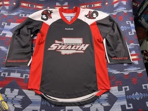 Camiseta deportiva de lacrosse Reebok Everett/Settle talla XL de Washington Stealth desaparecida NLL - Imagen 1 de 17