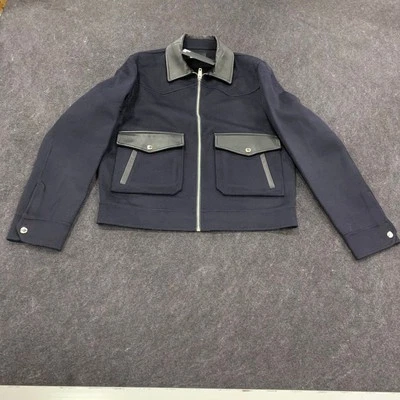 THE KOOPLES Double Face Wool Jacket Men's Size S Navy - Image 1 of 4