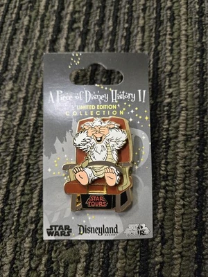 PIN TEEK DISNEY DLR A PIECE OF DISNEY HISTORY II STAR TOURS EN TARJETA LE 2000 Foto 1 de 4