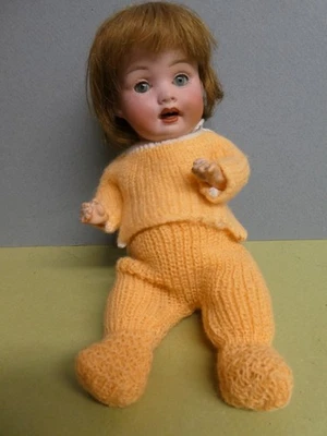 Poupée ancienne: craquant petit bébé-caractère PM 914 taille 6/0. 19 cm. - Photo 1/4