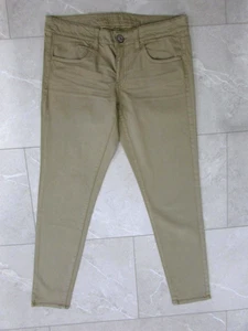 Pantalones de jegging American Eagle para mujer talla 6 cortos caqui beige tiro bajo ajustados - Imagen 1 de 6