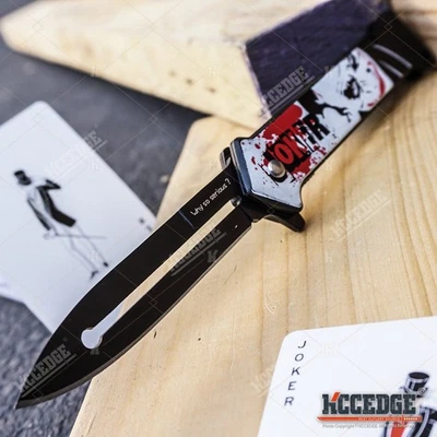 Cuchillo de Bolsillo 8" Cuchillo Plegable Delgado EDC Cuchillo de Camping Cuchillo Táctico Foto 1 de 4