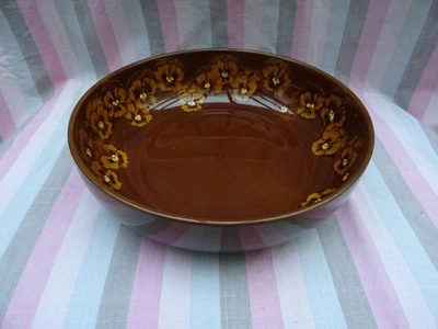 Schale Stiefmütterche Kunstabteilung Neureuther Wächtersbach Keramik Jugendstil - Bild 1 von 4