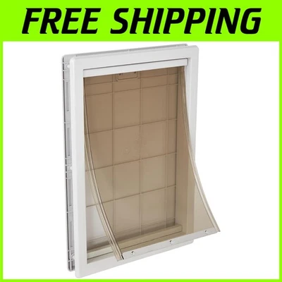 Designer Extra Large Plastic Pet Door with Telescoping Frame - Secure & Stylish - Image 1 of 4