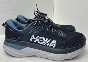 Hoka Bondi 7 1110530 Blau Laufschuhe Turnschuhe Größe 9,5 2E OBPB - Bild 1 von 15