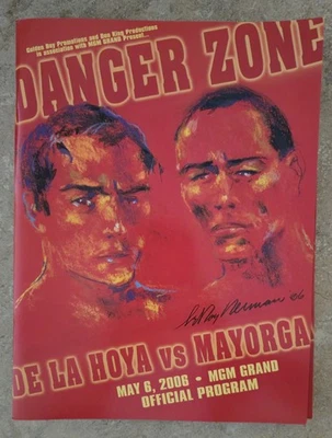 2006 Oscar De La Hoya vs Ricardo Mayorga MGM Grand OFFICIAL FIGHT PROGRAM - Image 1 of 4