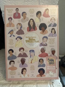 Rompecabezas Cobble Hill 'Sin embargo, ella persistió' 1000 piezas 19"x27" NUEVO - Imagen 1 de 4