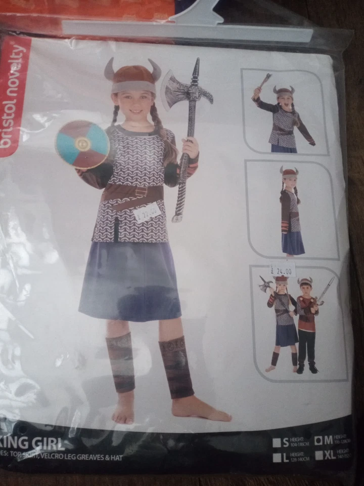 Bristol Novelty Viking Girl Medium - Image 1 of 1