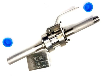 1/2" Ball Valve 3Piece BNL Industries Full Port 304L Stainless Steel ASME B16.34 - Image 1 of 4