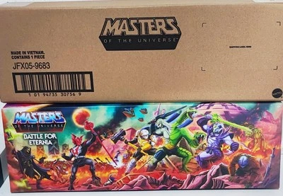 Mattel Masters of the Universe Origins Battle For Eternia 4 Pack New Brown Box - Immagine 1 di 3