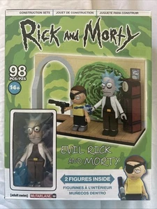 Evil Rick Sanchez & Morty Construction Set Playset New - Picture 1 of 3