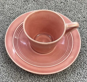 VINTAGE HARLEQUIN FIESTA TEA/DEMITASSE CUP & SAUCER SET - Picture 1 of 21