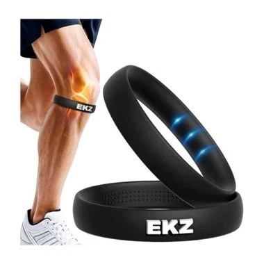 EKZ High-Elastic Silicone Patella Strap: Ergonomic Knee Band for Patellar Ten - Image 1 of 3