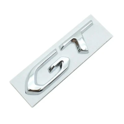 Logo Emblème GT Argent Chrome pour Peugeot 208 308 508 2008 3008 5008