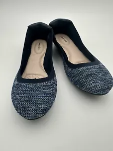 Land’s End Women's Knit Comfort Elastic Ballet Flat Shoes / Size 8 - Picture 1 of 6