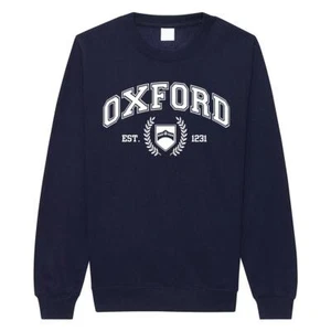 Oxford Hertford Bridge Crest Sweatshirt - Picture 1 of 12