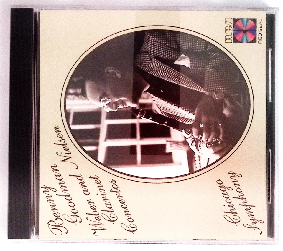 BENNY GOODMAN, WEBER И NIELSEN, ЧИКАГСКИЙ СИМФОНИЧЕСКИЙ КЛАРНЕТ КОНЦЕРТЫ CD 5623 - Изображение 1 из 4