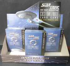 Star Trek CCG 3x Starter Decks Sealed Lot 1994 Premiere Alpha (not 1995 Beta!) 