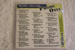 Promo Only Urban Radio Feb 2003 VG+ USA CD Solange Ms Jade Twista Vivian Green - Bild 1 von 1