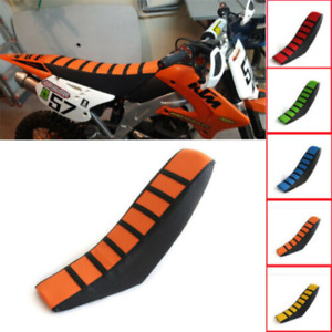 Universal Gripper Soft Motorcycle Anti-Slip Seat Cover For Dirt Bike Rubber US