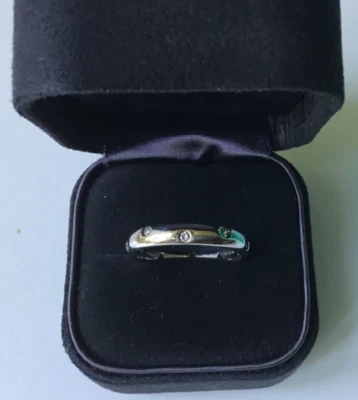 Обручальное кольцо Tiffany Etoile с 10 бриллиантами платина британский размер U - Изображение 1 из 4