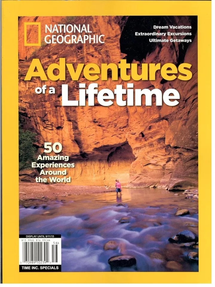 National Geographic Adventures of a Lifetime Magazine 2015 - 50 Experiences - Image 1 of 1