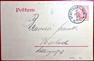 Alemania 1911 - USADO - Sello postal del Reich alemán Foto 1 de 2