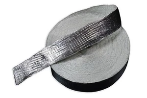 Hitzeschutzband Auspuff Band Krümmerband Silber Weite 50mm Stärke 2mm Lange 5m - Afbeelding 1 van 3