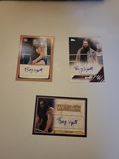 Bray Wyatt 2014, 2015, and 2016 topps wwe autograph (2 Of 3 Are Numbered)