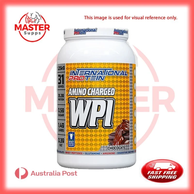 International Protein Amino Charged WPI 1.25Kg - Fast Absorbing Whey Isolate - image 1 of 1