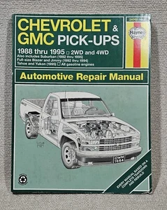 Chevrolet y GMC pick-ups 1988 a 1995 manual de reparación #24065 Haynes Tahoe Blazer - Imagen 1 de 7