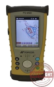 TOPCON FC-250 RECOLECTOR DE DATOS BOLSILLO 3D SOFTWARE, RTK GPS, TOPOGRAFÍA, ROBÓTICO - Imagen 1 de 3