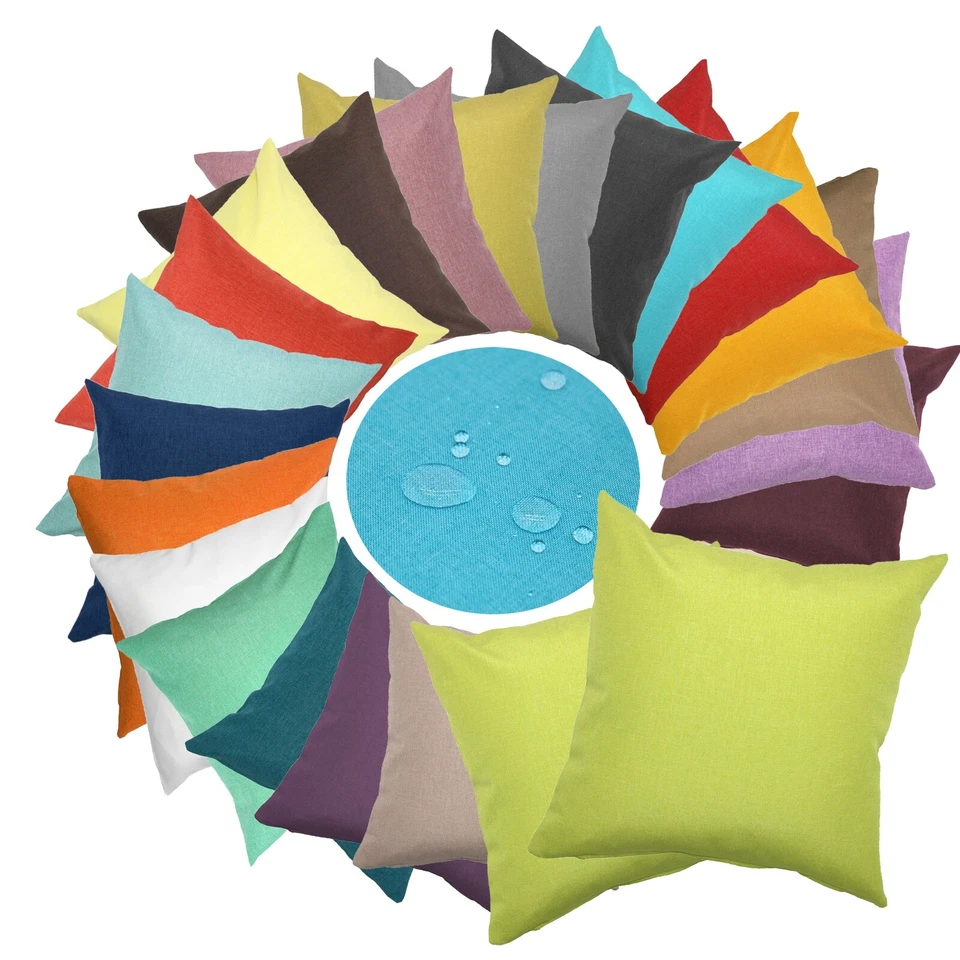 2er Pack Kissenbezug Kissenhülle wasser- und schmutzabweisend Perleffekt Milano - Bild 1 von 1