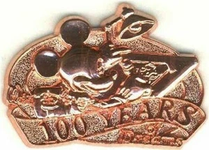 OLD LE Artist Mickey Mouse Draws Walt Disney Pin 100 Years of Dreams #99 Brass - Picture 1 of 3