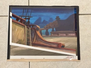 Britt Allcroft aus persönlichem Besitz Magical Adventures of Mumfie bemaltes Piratenschiff - Bild 1 von 10