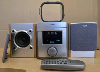 Philips MC165 Mini Hifi Compact Audio Sound System, Remote MINT Condition Tested - Image 1 of 4