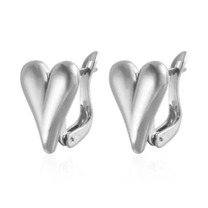 Heart Ear Studs Ear Accessory Alloy Texture for Trendy Student and Professional - Picture 1 of 10