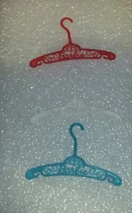 Barbie Logo Filigree Hanger~*~ Patriotic Colors Almost~*~GUC - Picture 1 of 3
