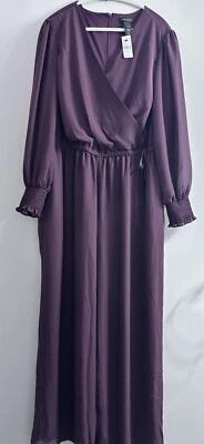 Lane Bryant Black Pantsuit - Formal Plum Color Size 18/20 - Image 1 of 4