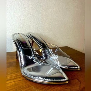 Neu mit Etikett Good American Cinderella Damenschuhe mit Absatz Proms Kostüm - Bild 1 von 7
