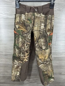 UNDER ARMOUR STORM YOUTH REAL TREE CAMO FLEECE LINING HUNTING PANTS SIZE MEDIUM - Picture 1 of 6