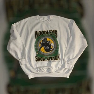LaMarr Woodley Pittsburgh Steelers Sack Attack Crewneck Sweater Size Mens 3x NFL - Picture 1 of 4