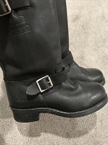 Botas de Ingeniero Ad Tec Negro Aceite Cuero Curtido Punta de Acero Para Hombre Talla 8,5W - Imagen 1 de 20