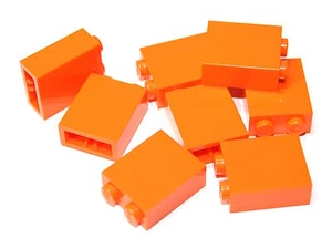 8x LEGO® Piedra 1x2x2 3245b NUEVO Naranja - Imagen 1 de 1