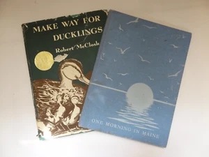 Vintage One Morning in Maine & Make Way für Entenküken Robert McCloskey Hardcover - Bild 1 von 19