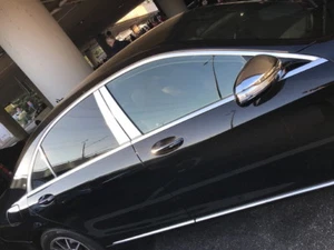 Chrome Stainless MAYBACH Style Window Pillar Set 2014-2019 Mercedes W222 S-Class - Bild 1 von 6